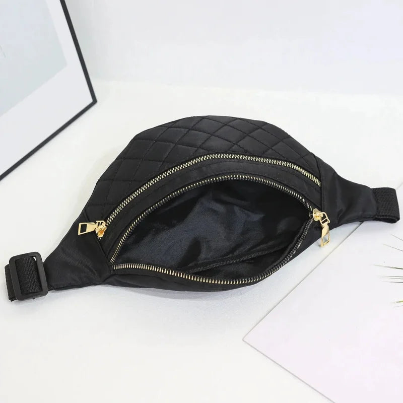 Sac Banane Matelassé en Tissu
