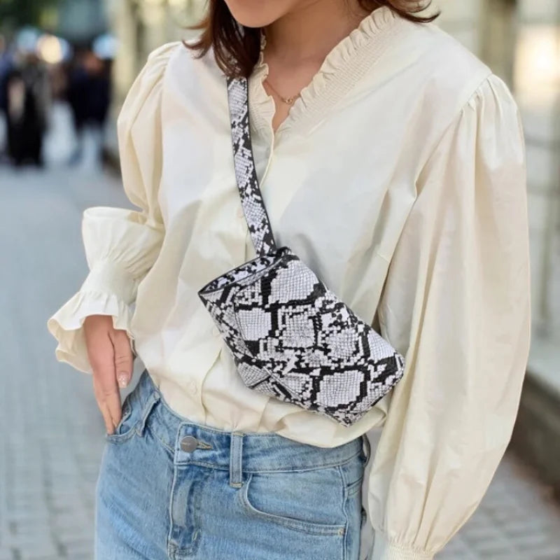 Sac Banane Python Femme
