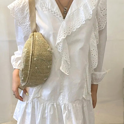 Sac Banane Femme Raphia, Été et Plage