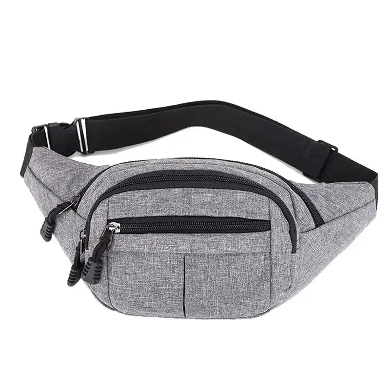 Sacoche Banane Homme Gris