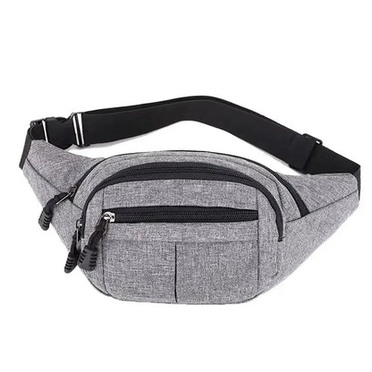Sacoche Banane Homme Gris