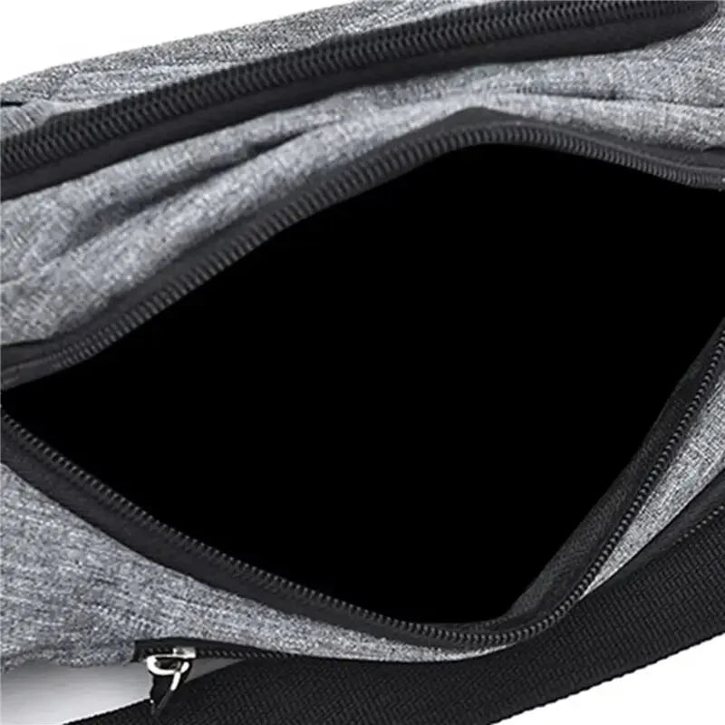Sacoche Banane Homme Gris