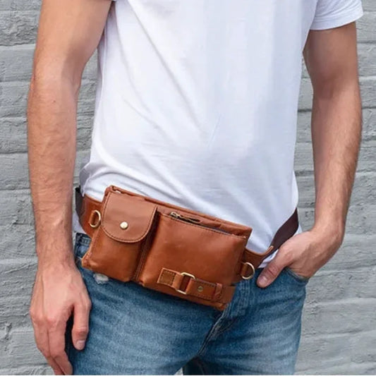 Sacoche Banane Style Rétro pour Homme